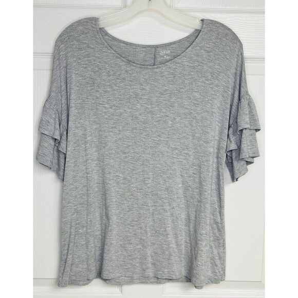 Lot of 2 ANA All In Motion S/S Shirt Black Grey Sz M Casual Athleisure - Picture 2 of 12